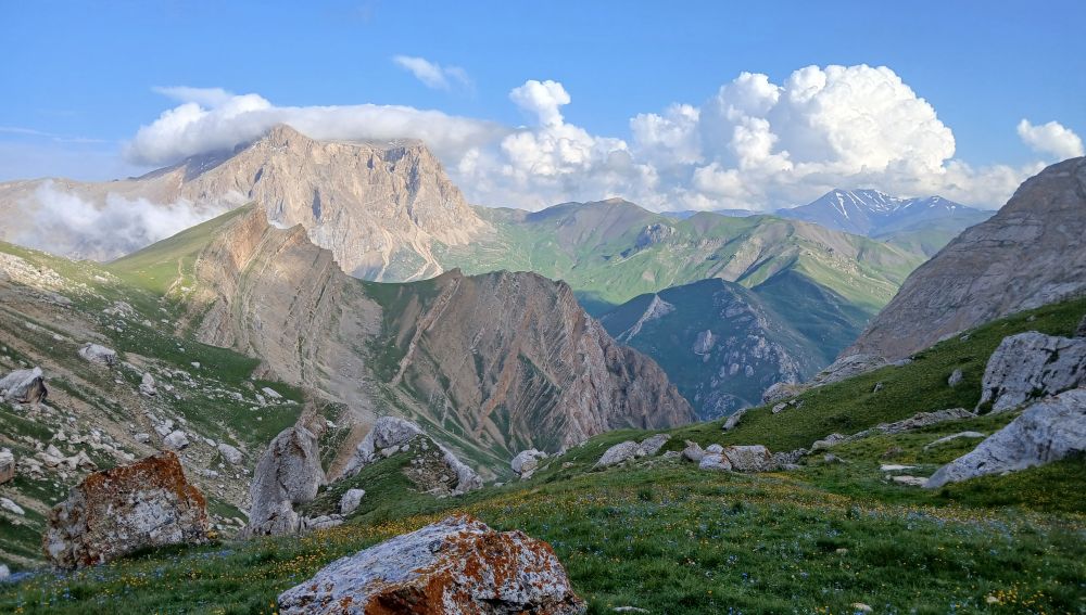 Evening view from campsite