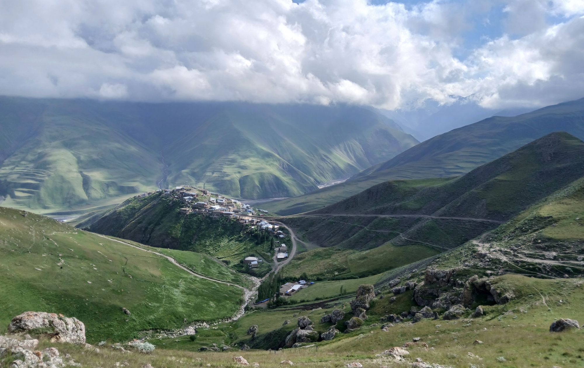 Khinalug from above