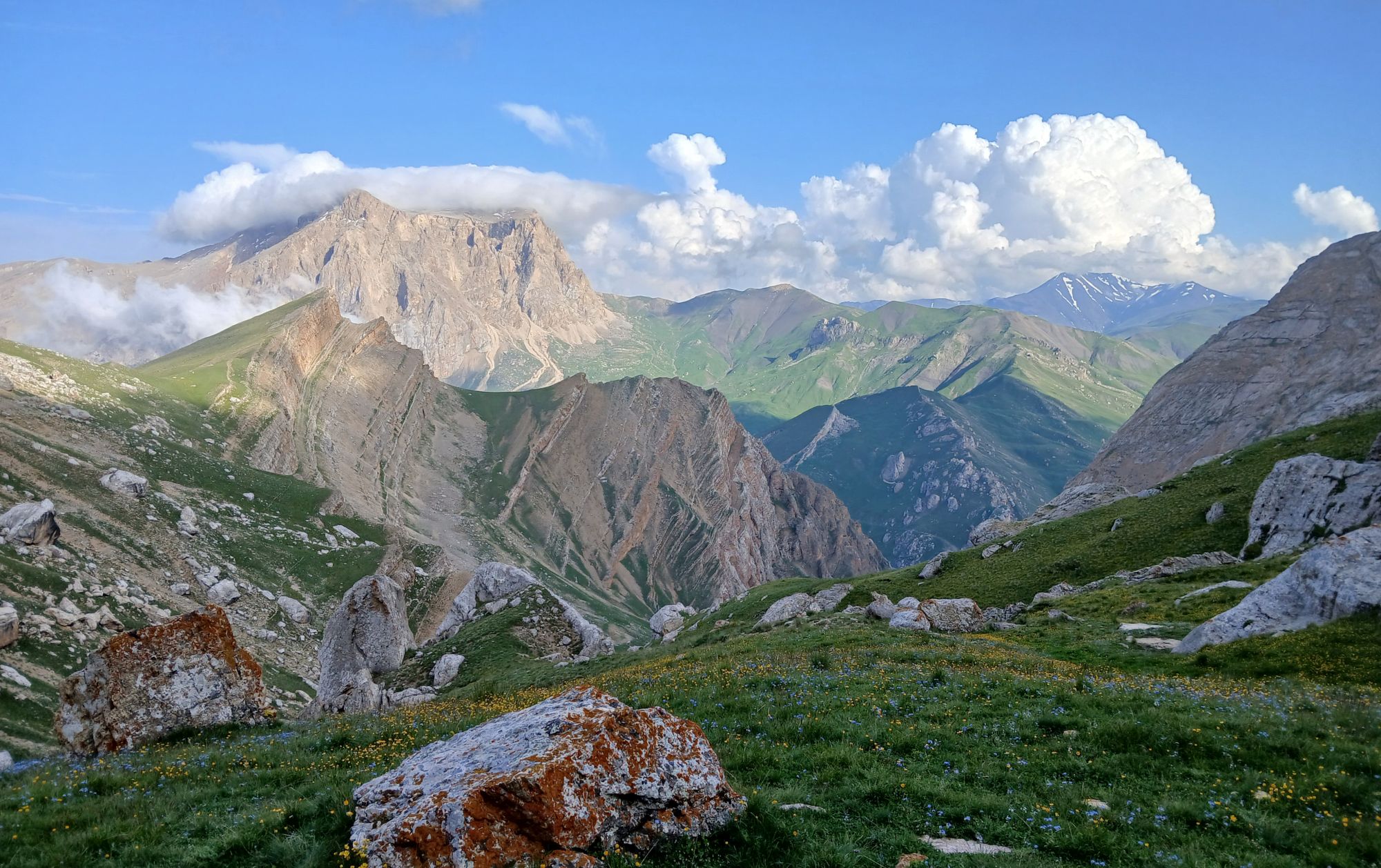 Evening view from the campsite