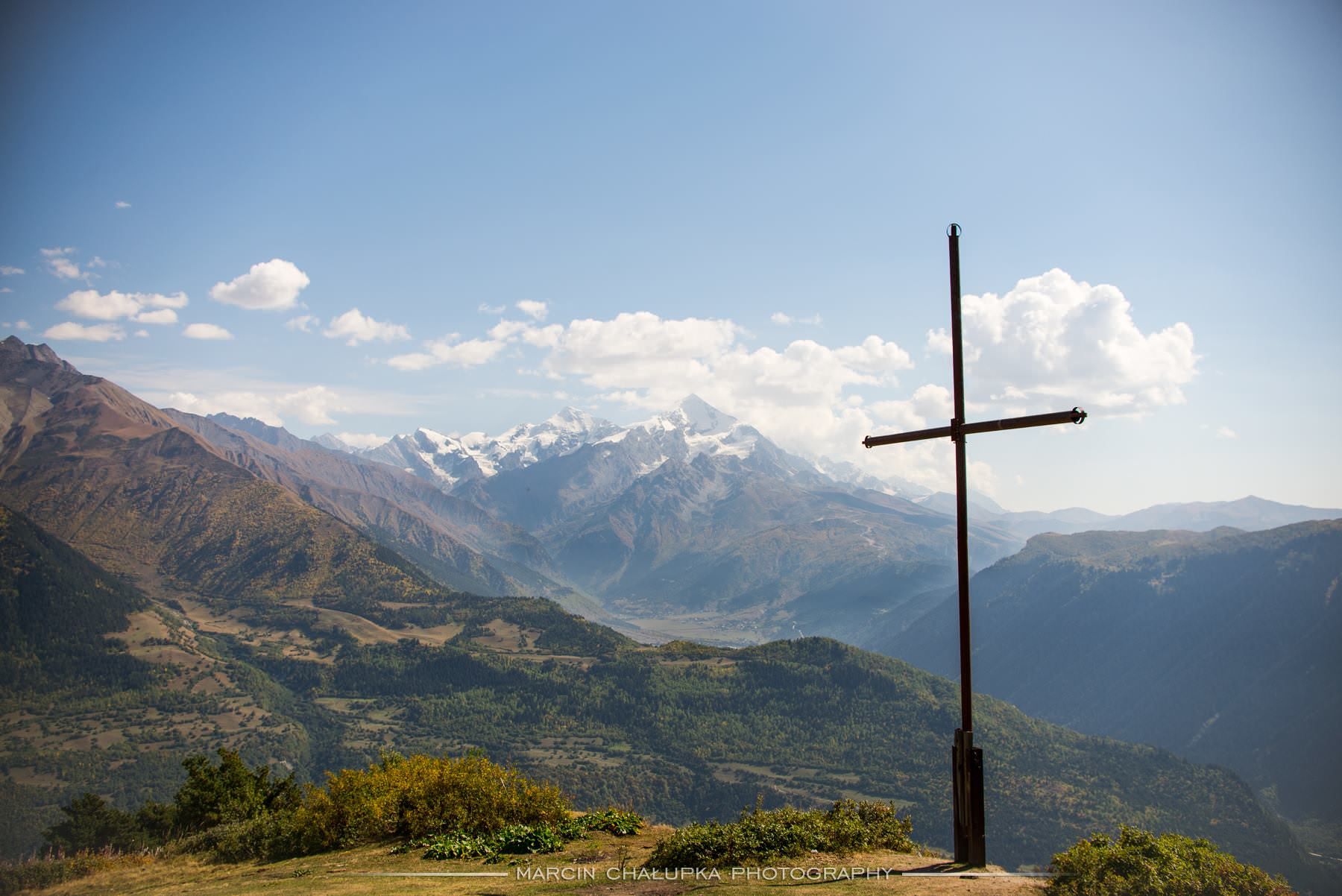 View from the cross at the Tshakazagari mountain