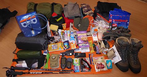 What to pack for a trek