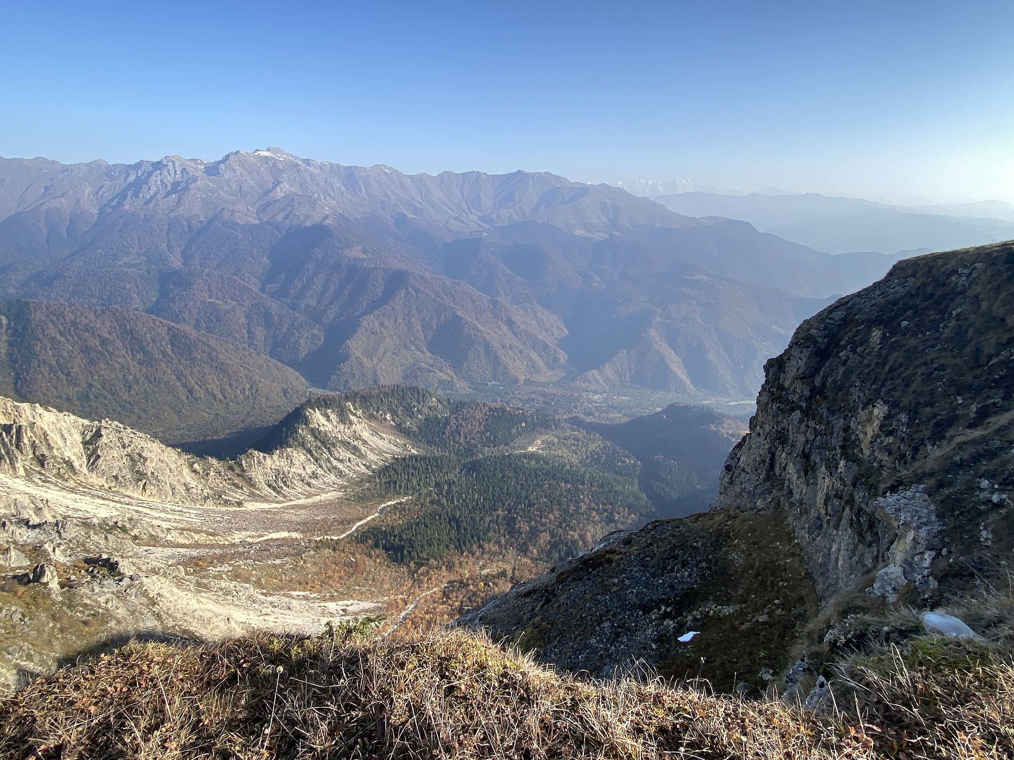 Views north towards Akhalchala reserve