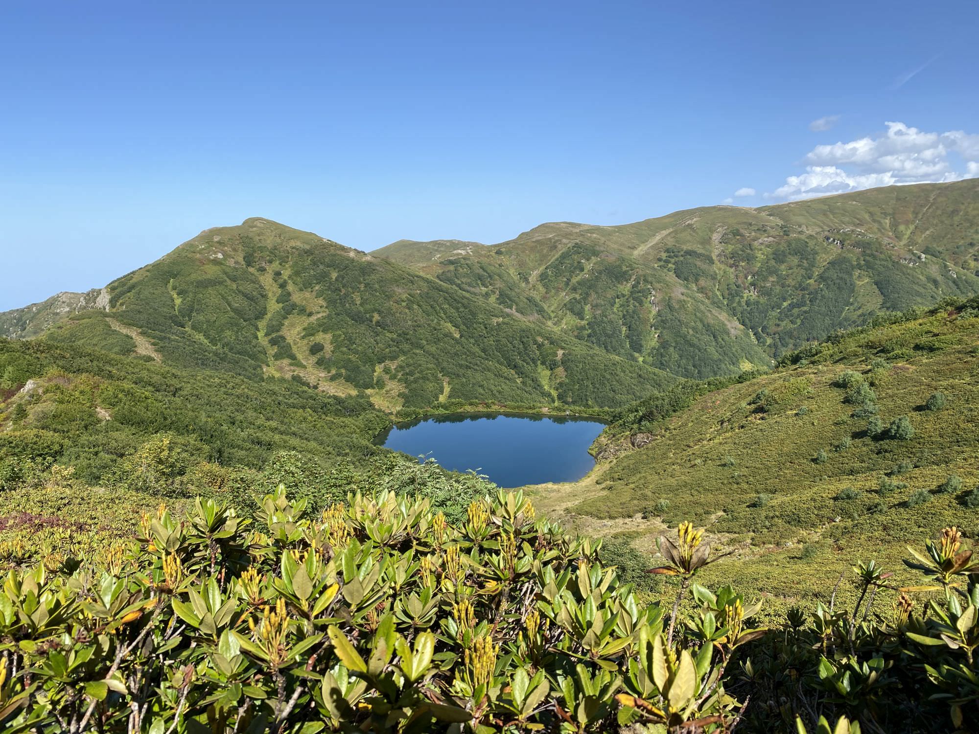 Tbikeli Lake from Mt. Nabadziri