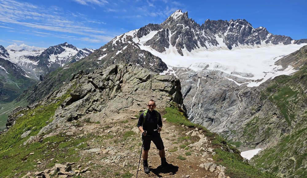 Views of Mt. Dolra and Dolra Glacier