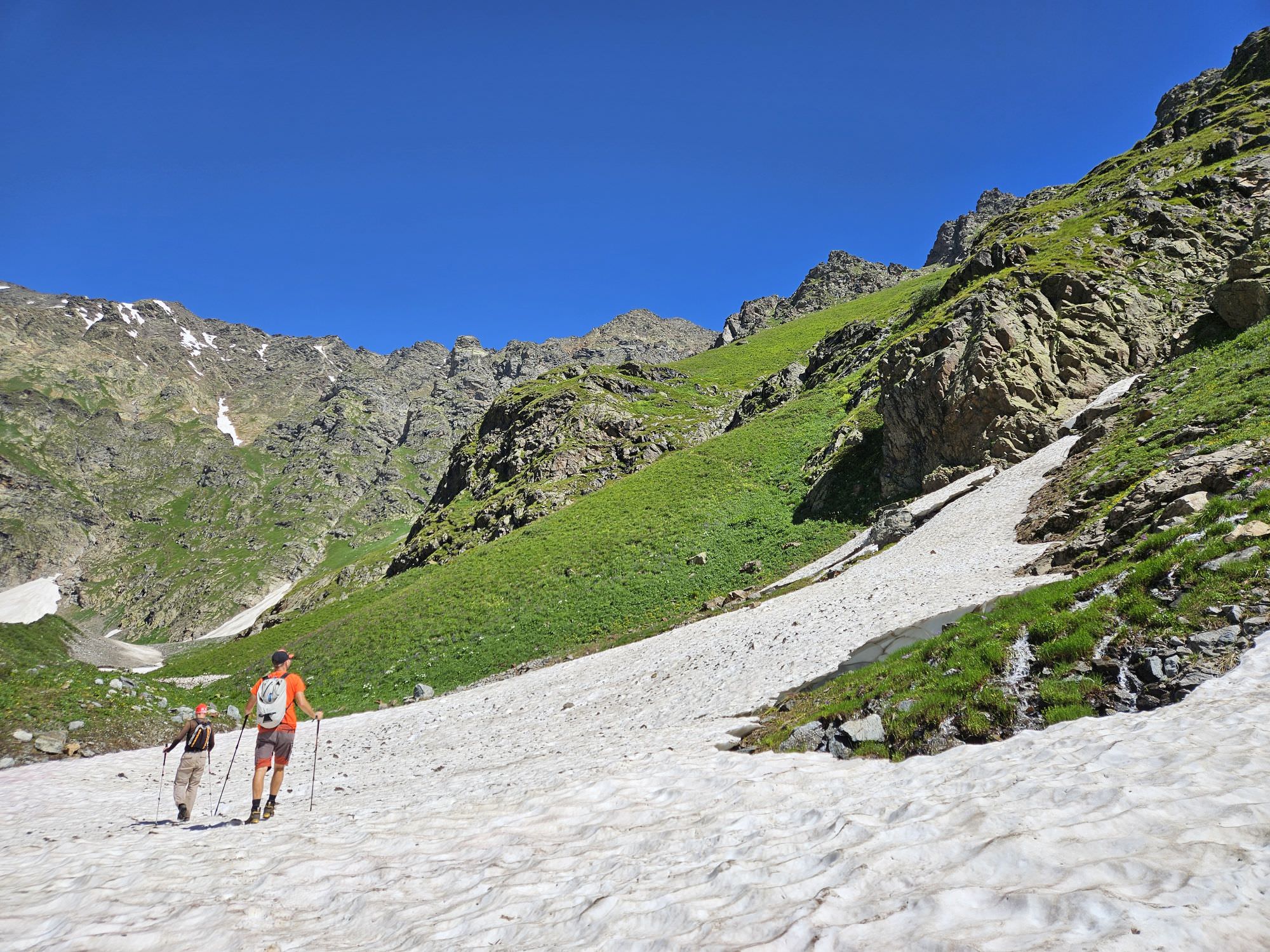 Beneath the Dolra glacier