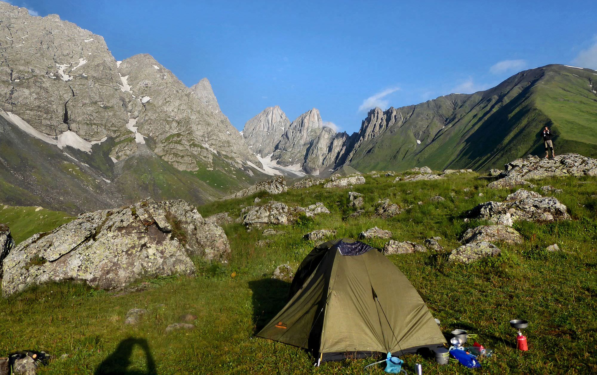 Camping by Abudelauri lakes