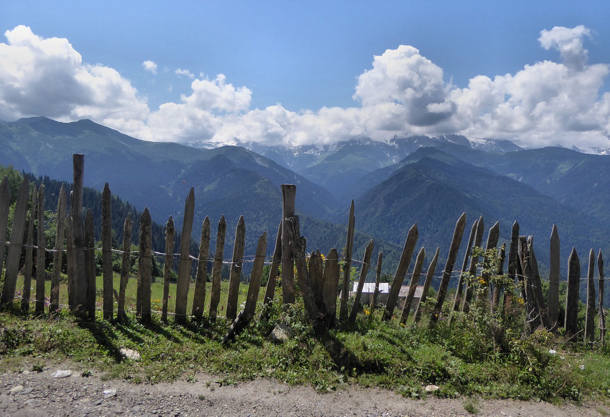 Views from Heshkili village, Svaneti