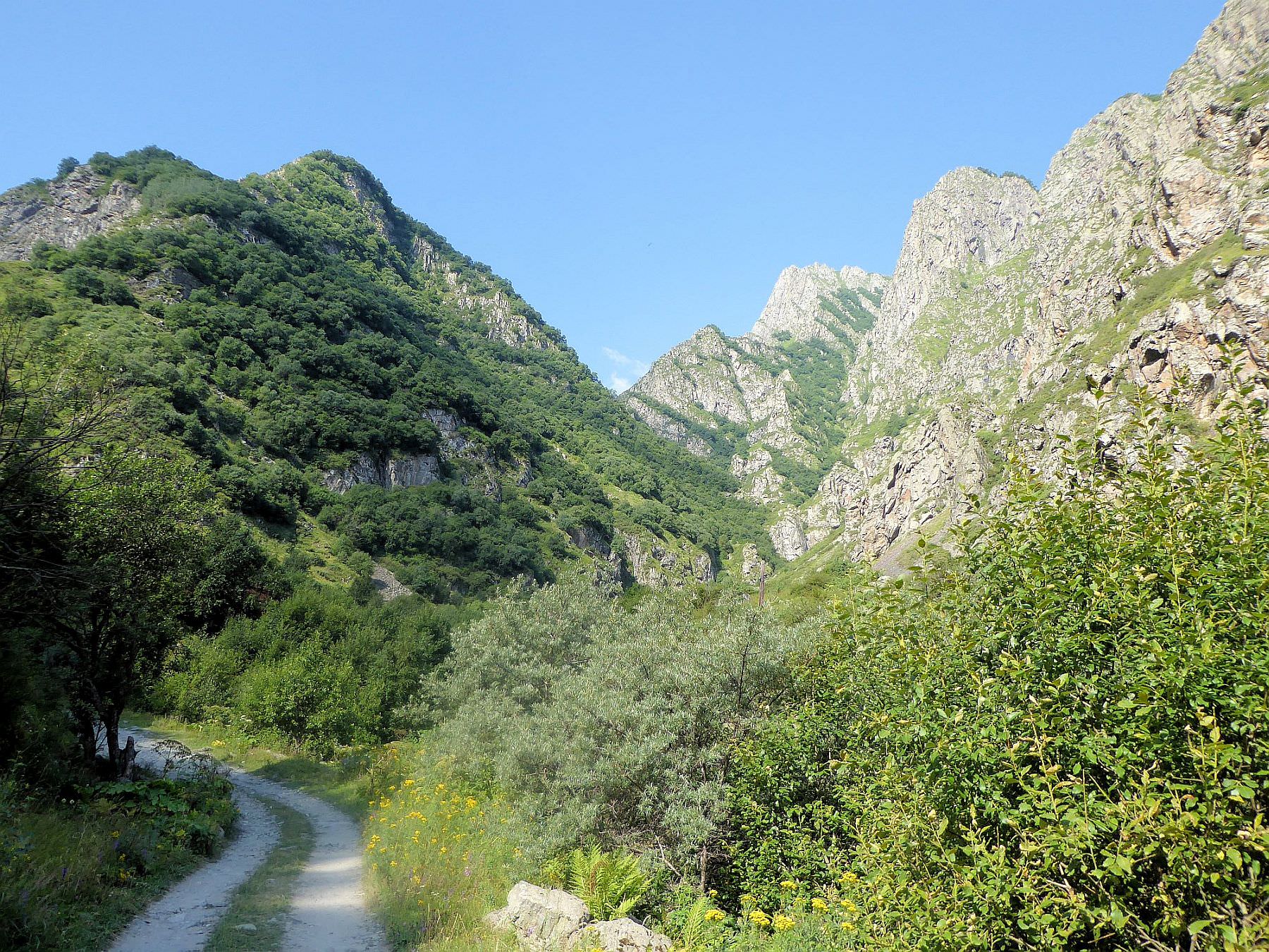 Into the Gveleti valley