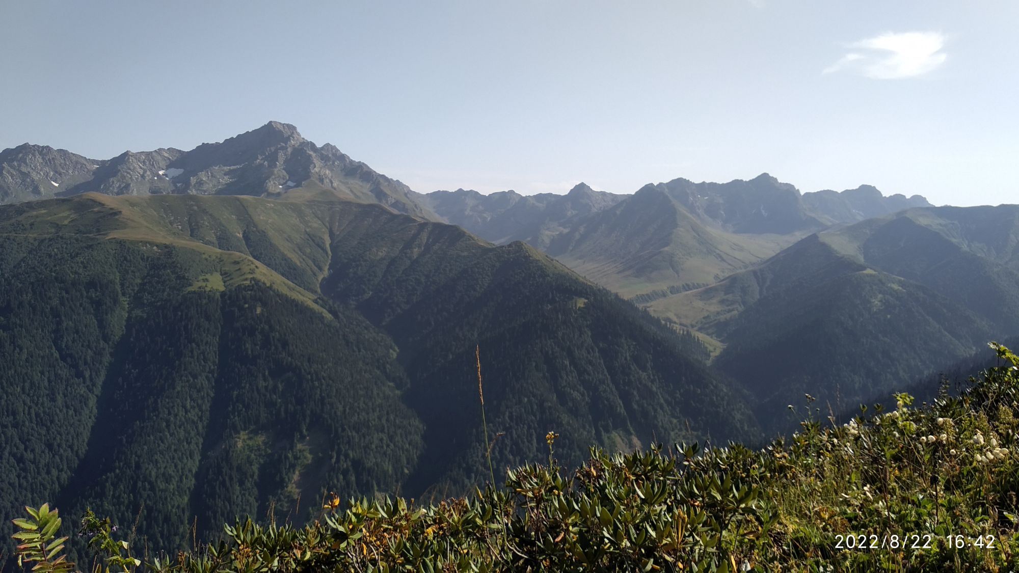 Egrisi range and supposedly Mt.Tsekuri.