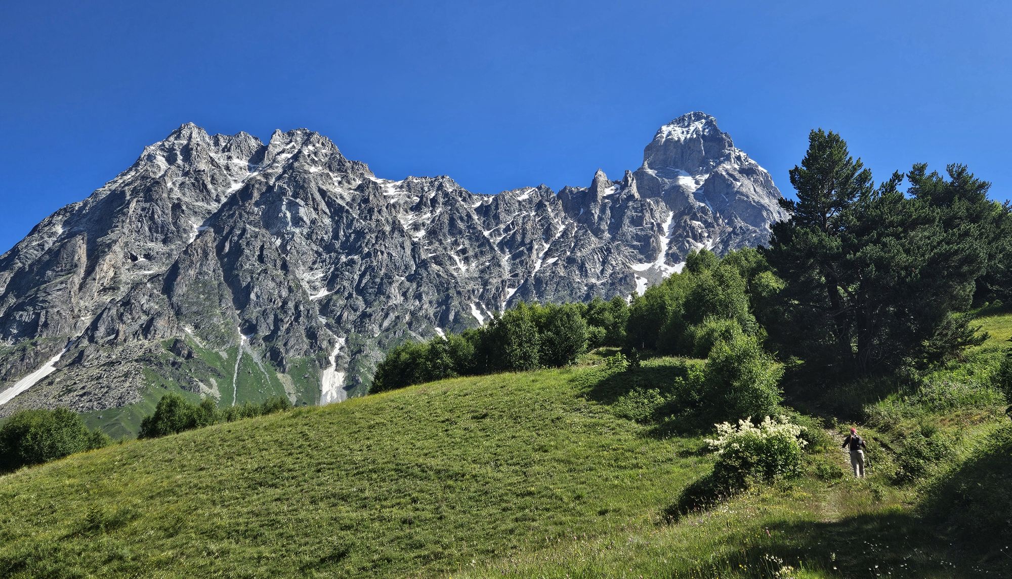 Views of Mt.Ushba getting better and better