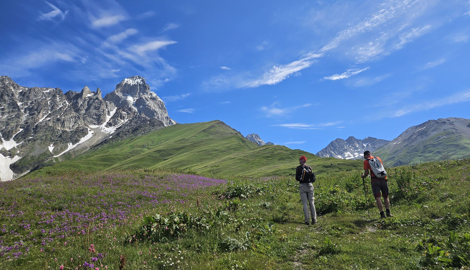 Bagvdanari ridge ahead