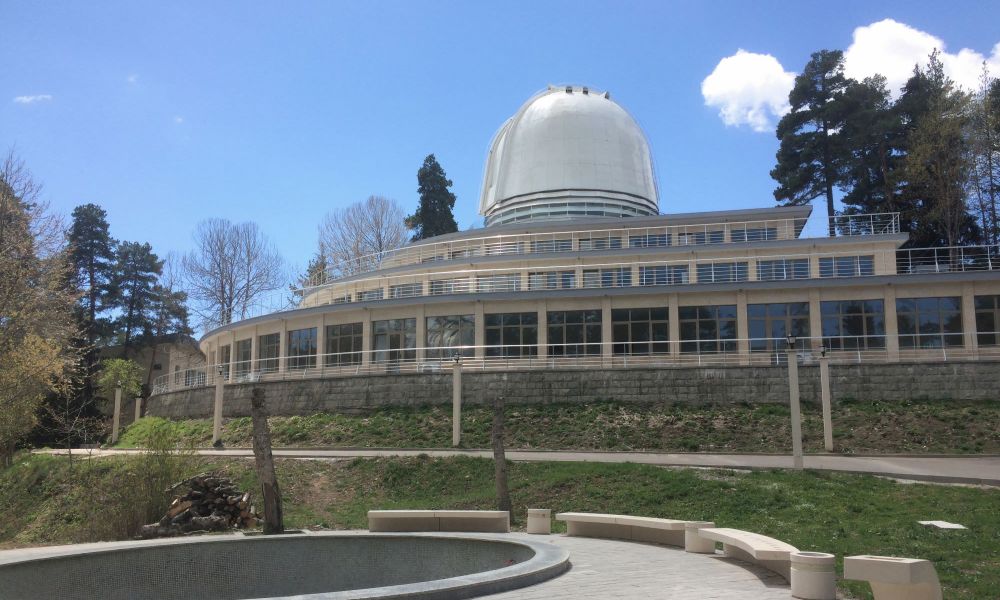 One of the few renovated Abastumani observatories