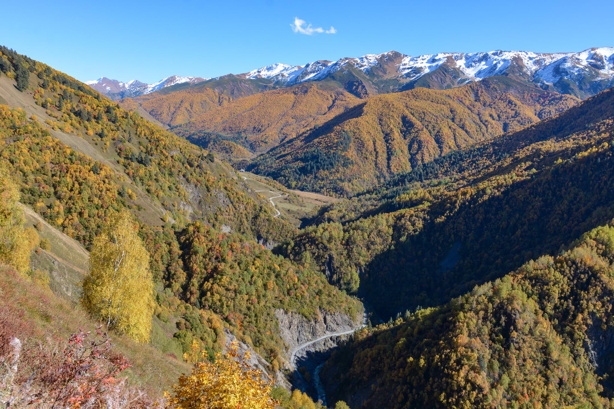 Upper Enguri valley