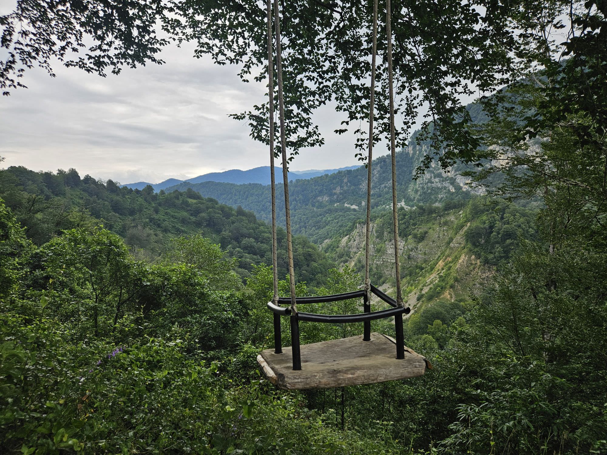 View of the Balda canyon from above