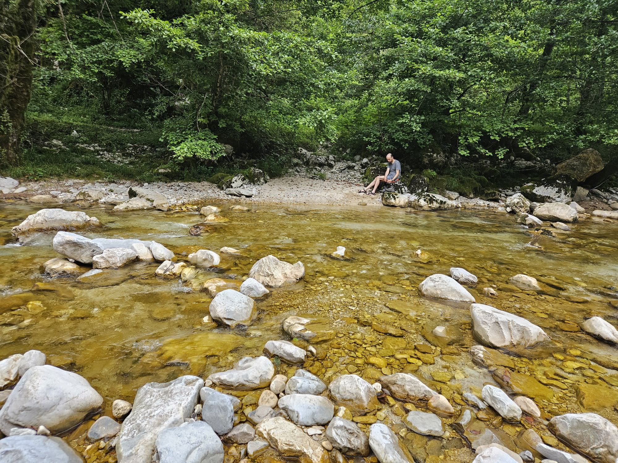 One of Toba river crossings