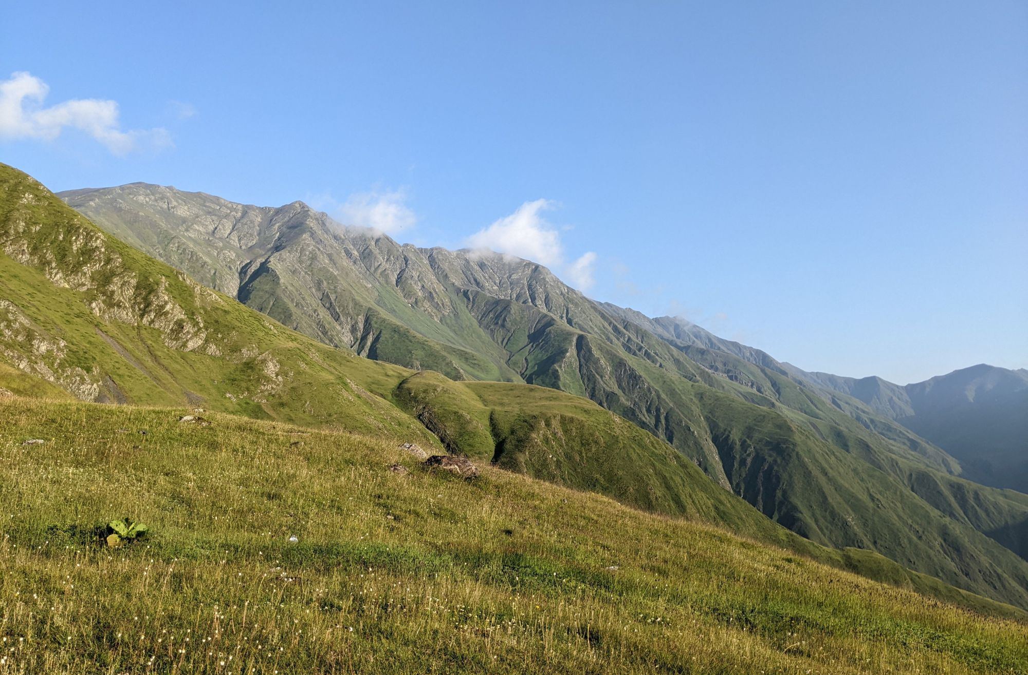 Views along the route to the Masara campsite