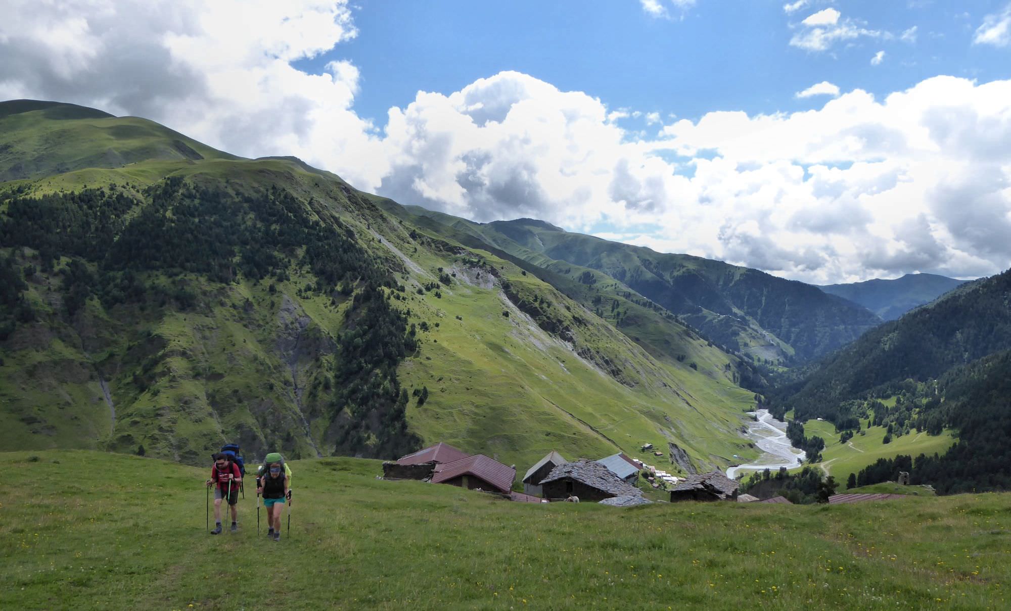 Above Koklata settlement