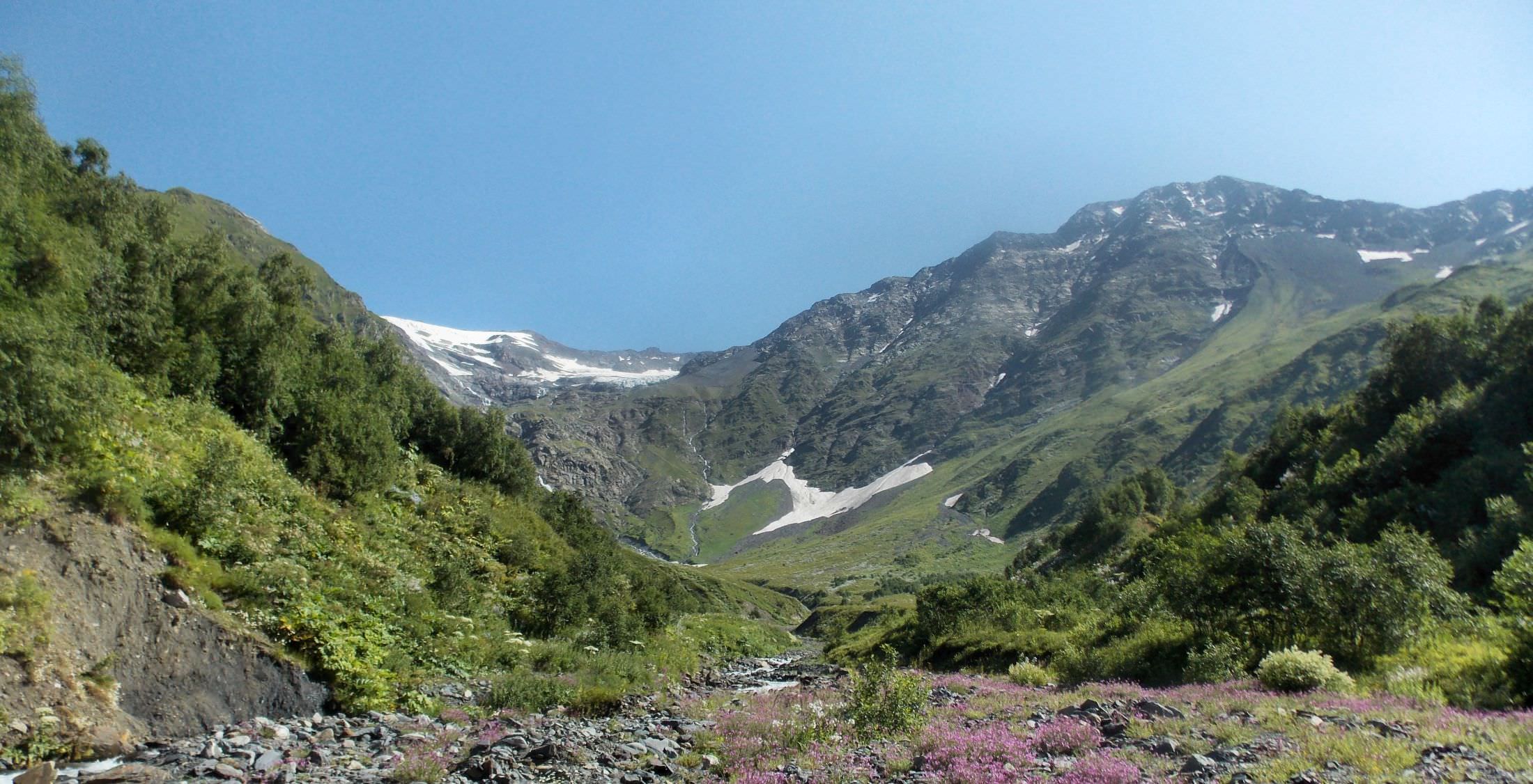 Upper Tskhenistskali valley