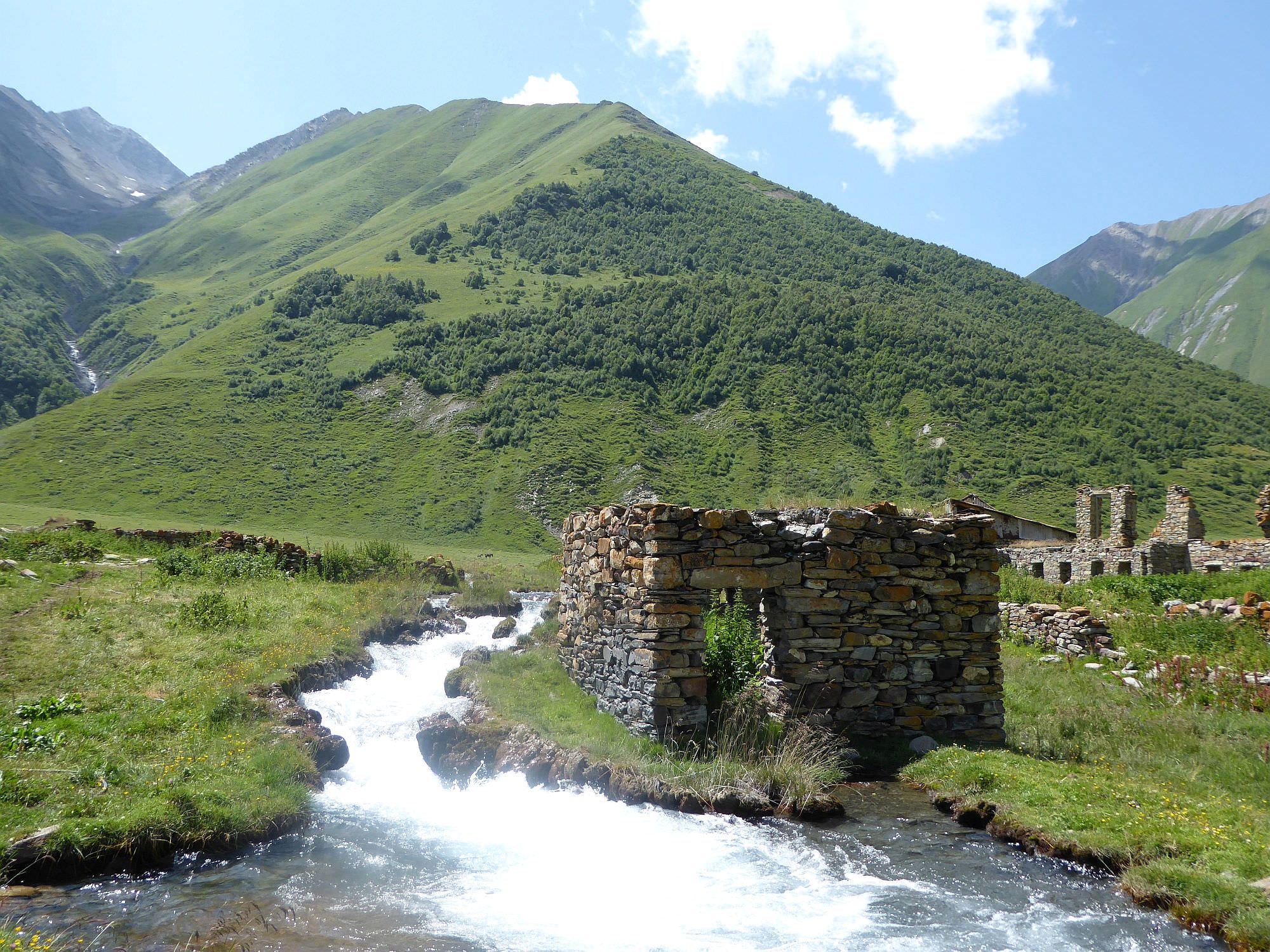 Ruined mill in Ketrisi village