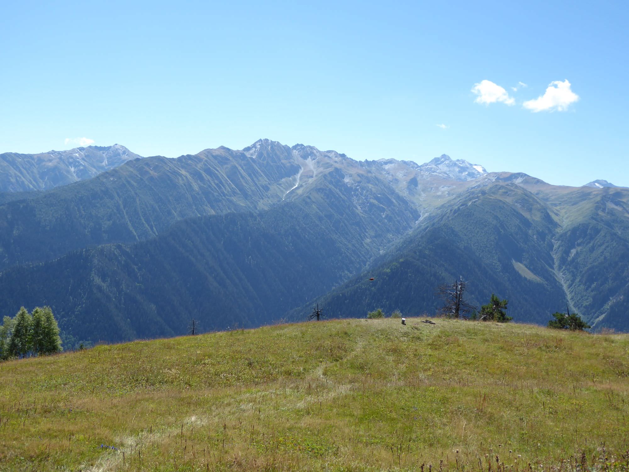Inguri valley from Zuruldi massif