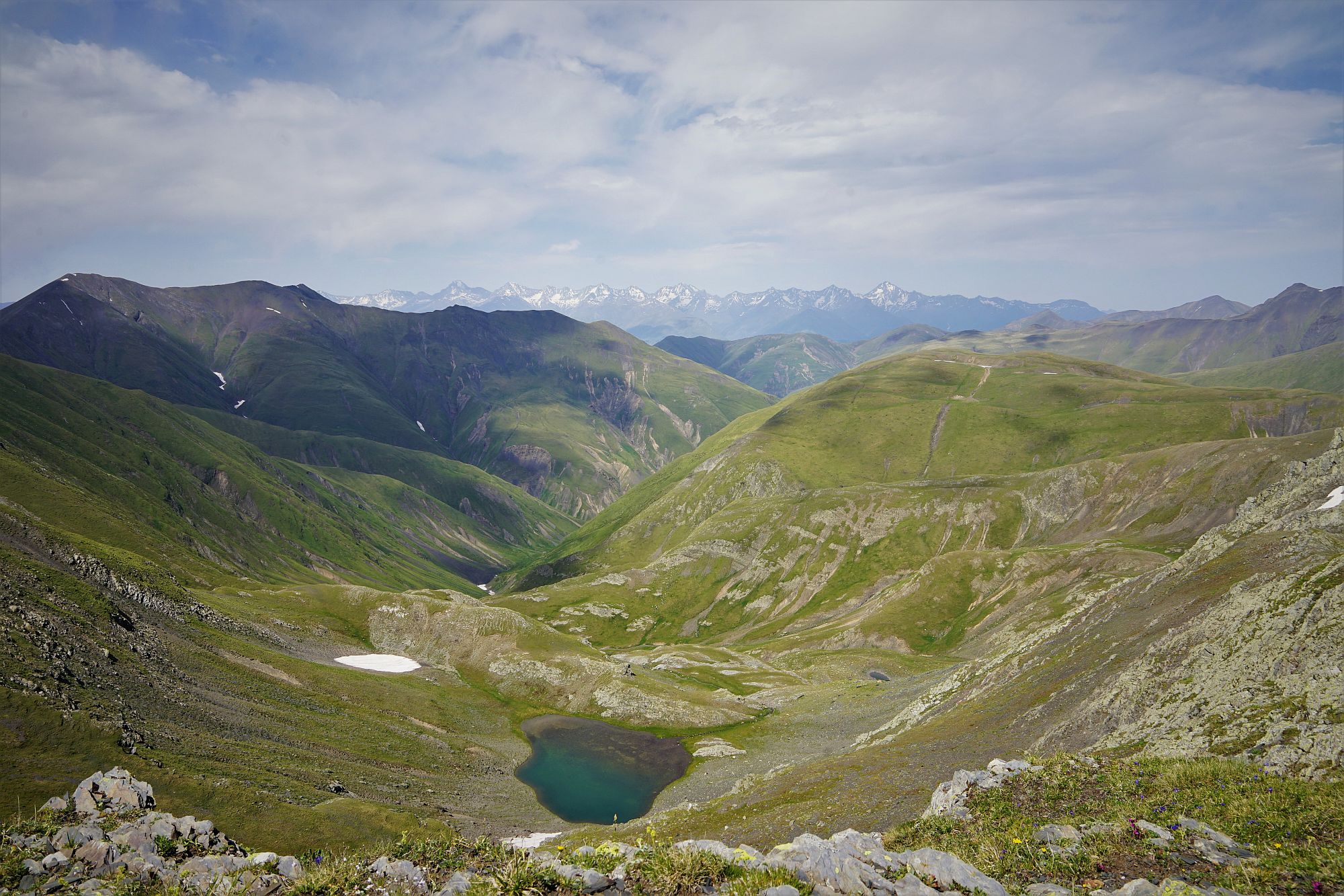 Lake beneath Mt. Zetavi