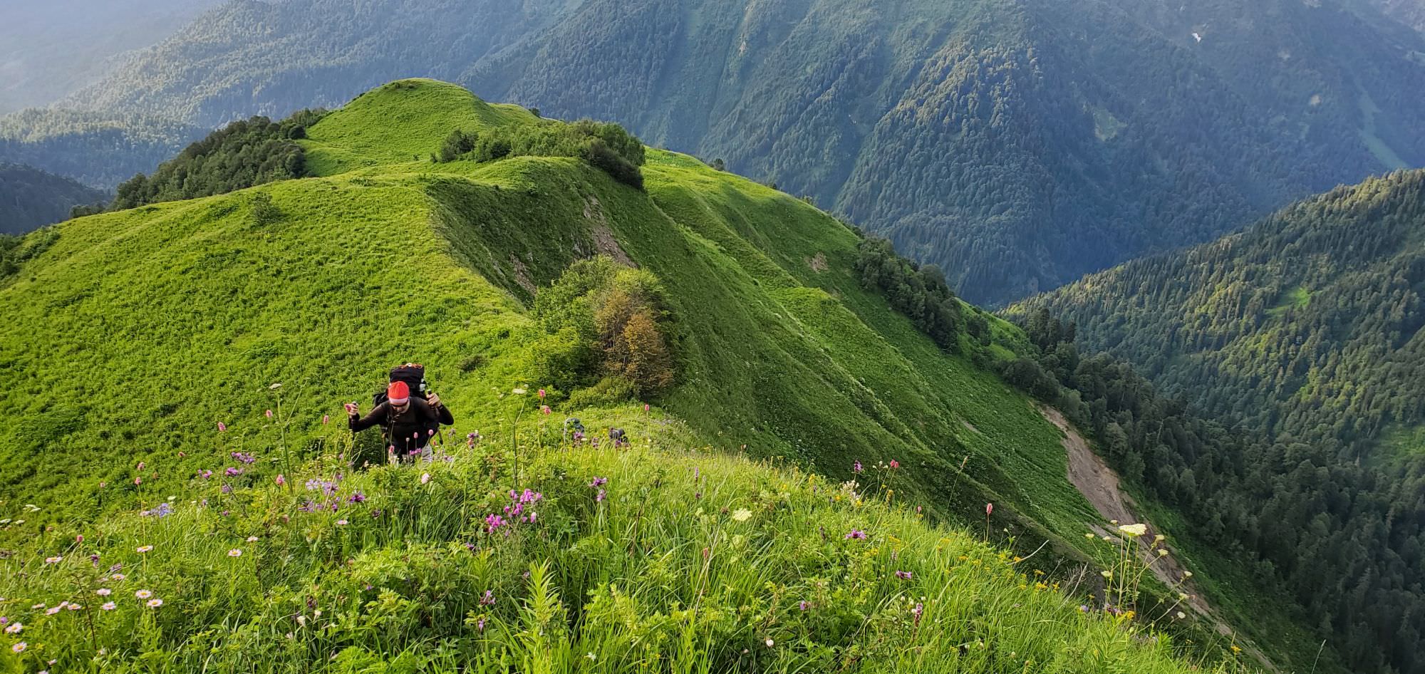 On the ridge