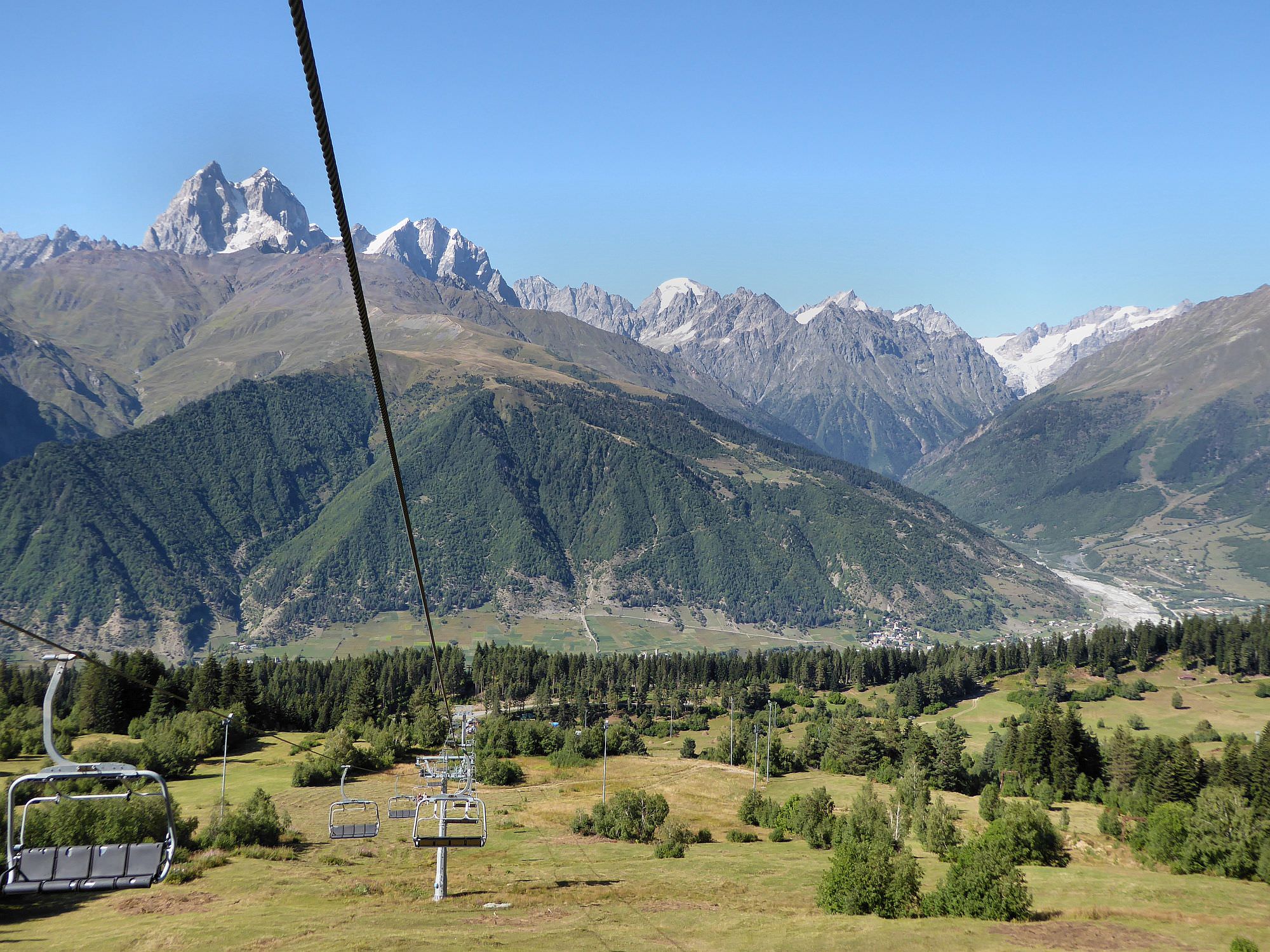 View from the cable car